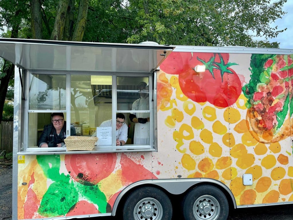 catholic charities food truck